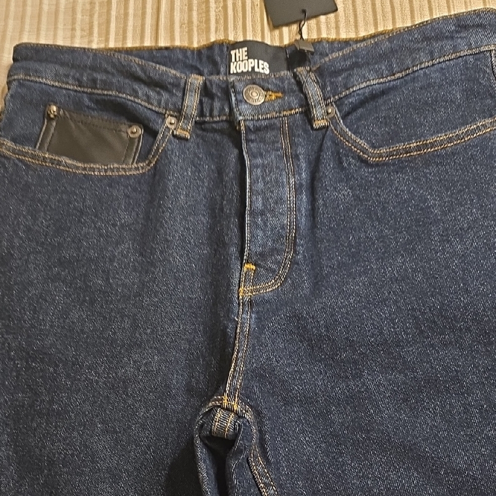 The Kooples Men's Deep Indigo Slim Jeans See Mesurments. - Picture 6 of 12
